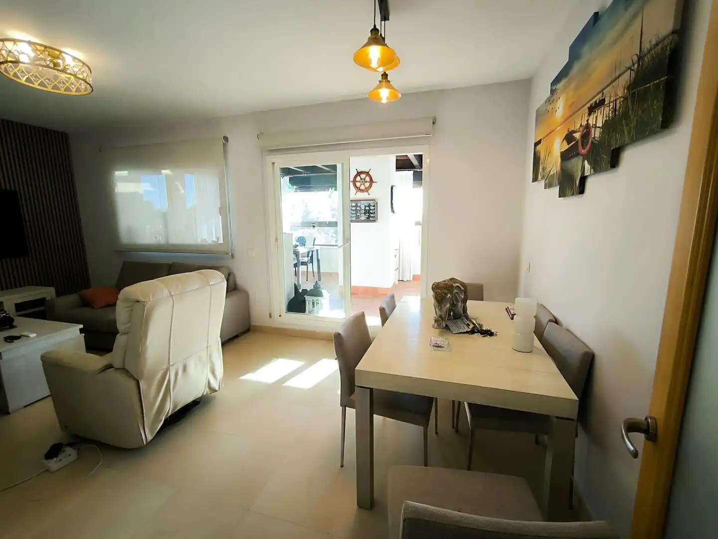Comedor de Ático en venta en Vélez-Málaga con Aire acondicionado, Calefacción y Jardín privado