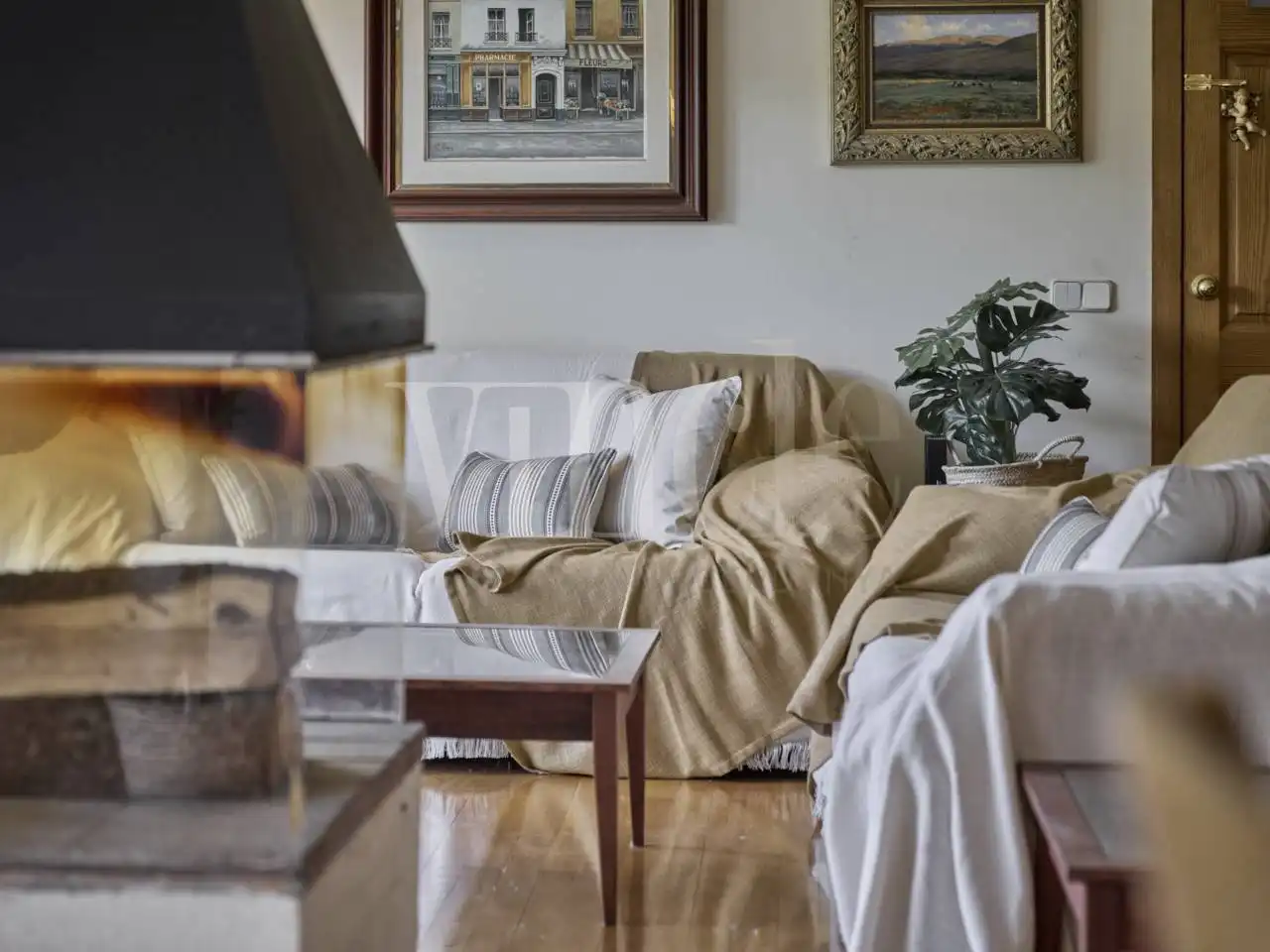 Living room of Detached homes for sale in Puigcerdà  with Heating, Parquet flooring and Terrace