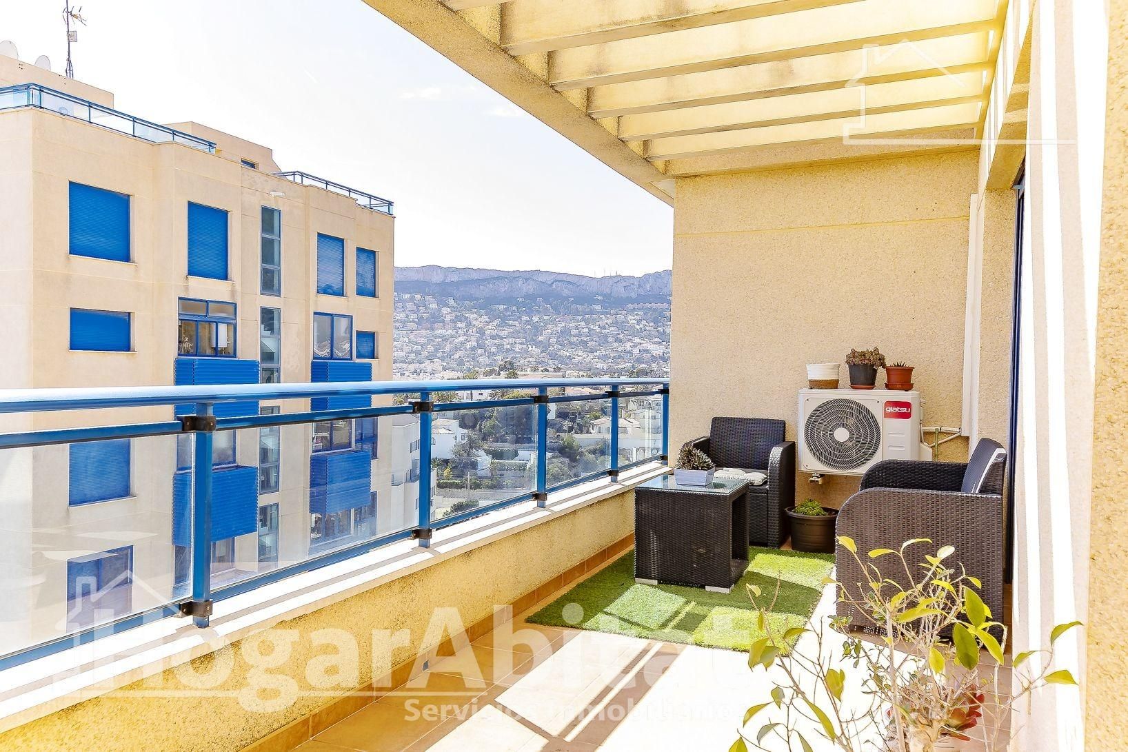 Terrassa de Àtic en venda en Calpe / Calp amb Aire condicionat, Calefacció i Jardí privat