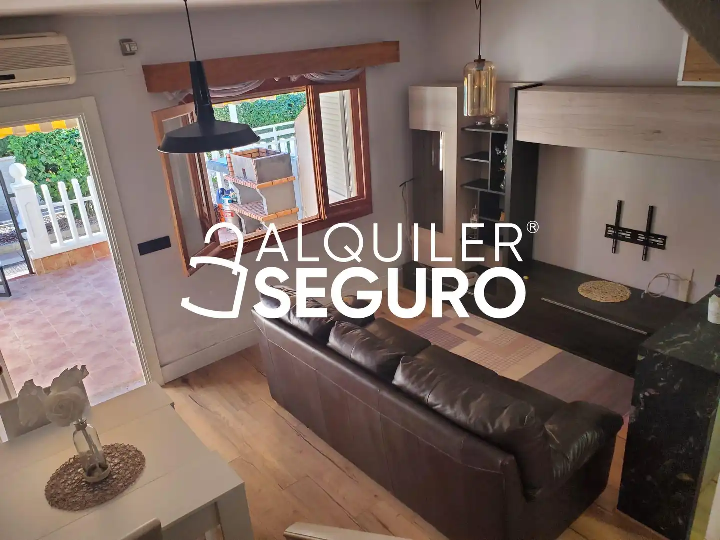 Sala d'estar de Casa o xalet de lloguer en Santa Pola amb Aire condicionat, Calefacció i Terrassa