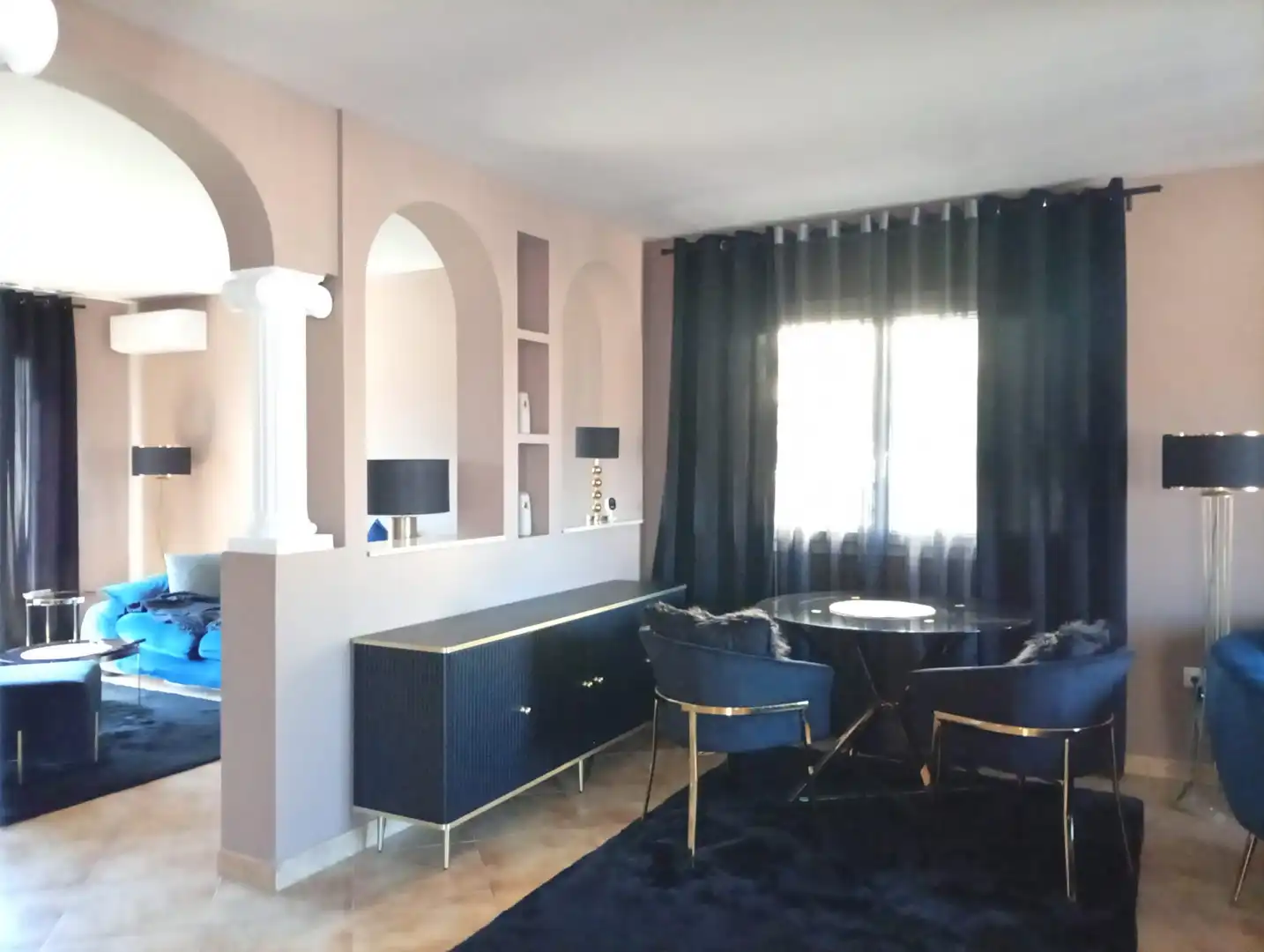 Sala de estar de Casa adosada en venta en La Nucia con Trastero
