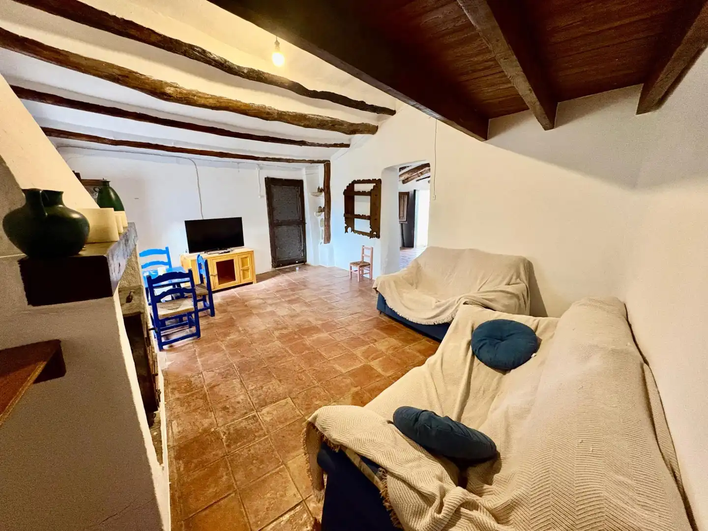 Sala de estar de Casa o chalet en venta en Lorca con Terraza, Piscina y Amueblado