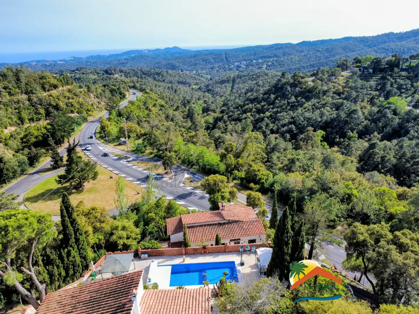 Vista exterior de Casa o xalet en venda en Lloret de Mar amb Jardí privat, Terrassa i Piscina
