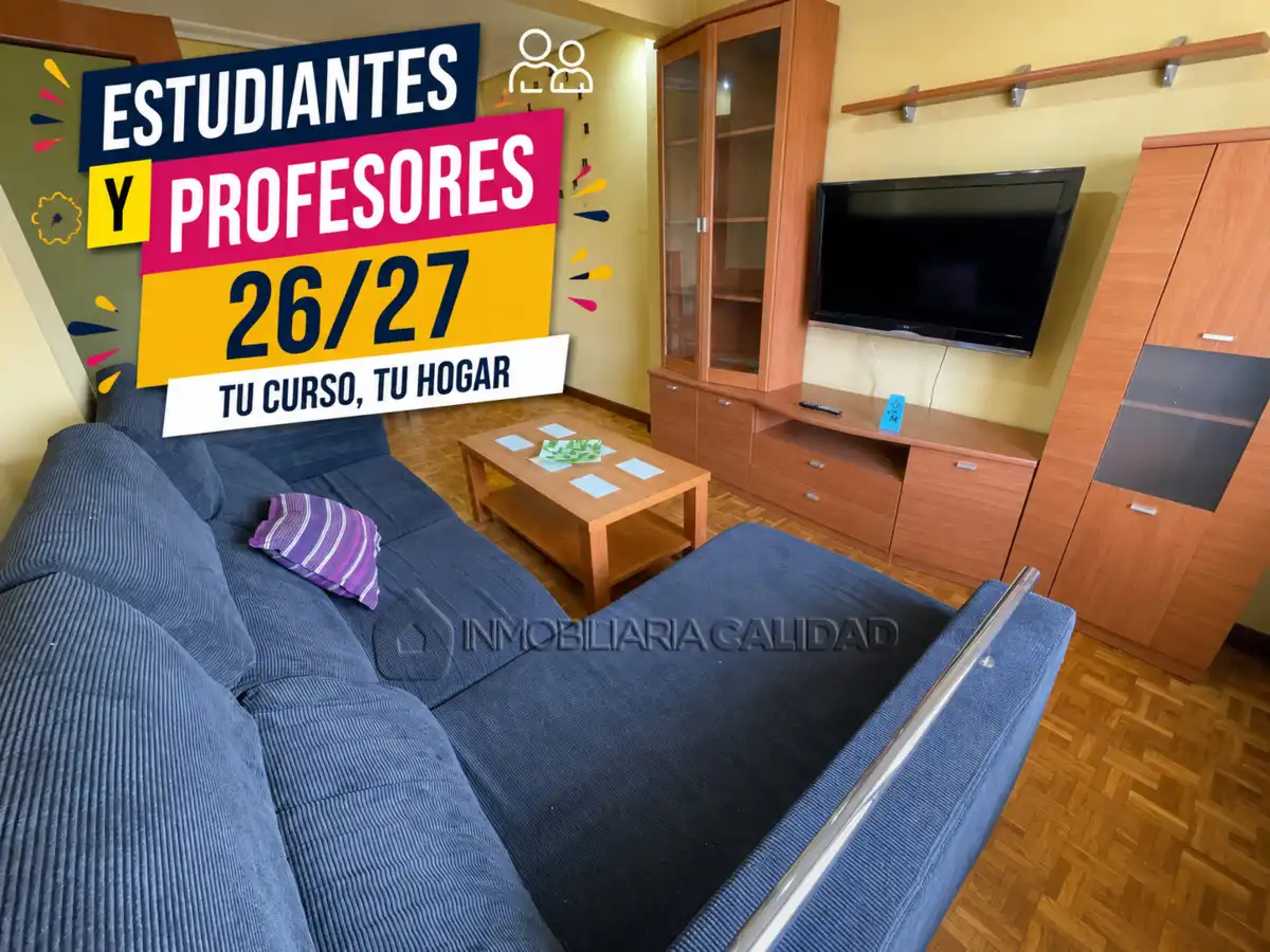 Living room of Flat for rent in Burgos  with Heating and Furnished