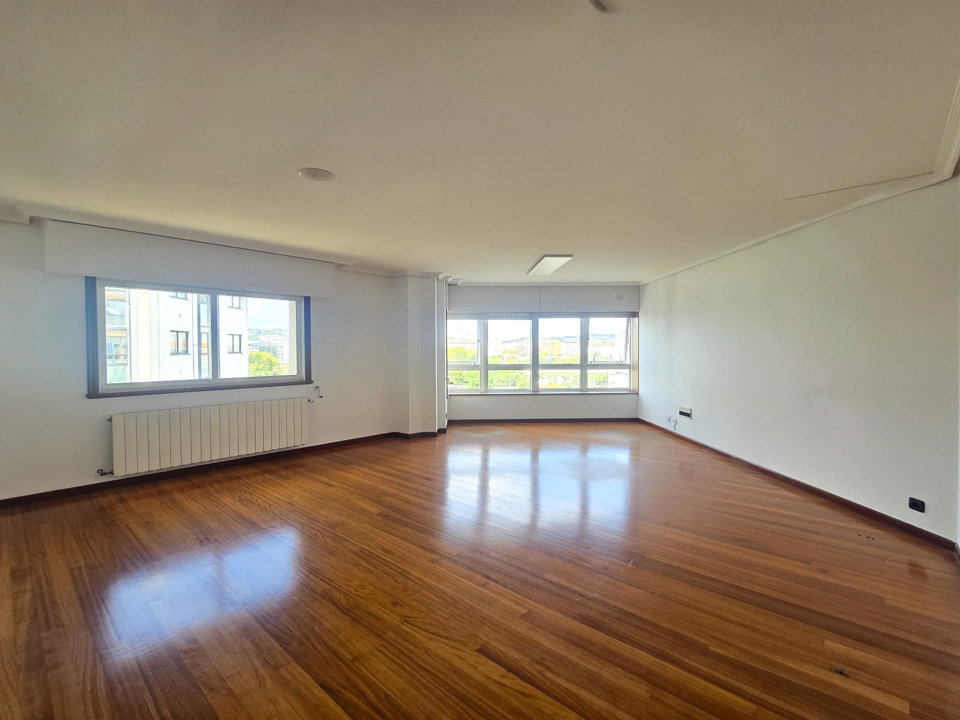 Living room of Duplex for sale in A Coruña Capital   with Heating, Parquet flooring and Terrace