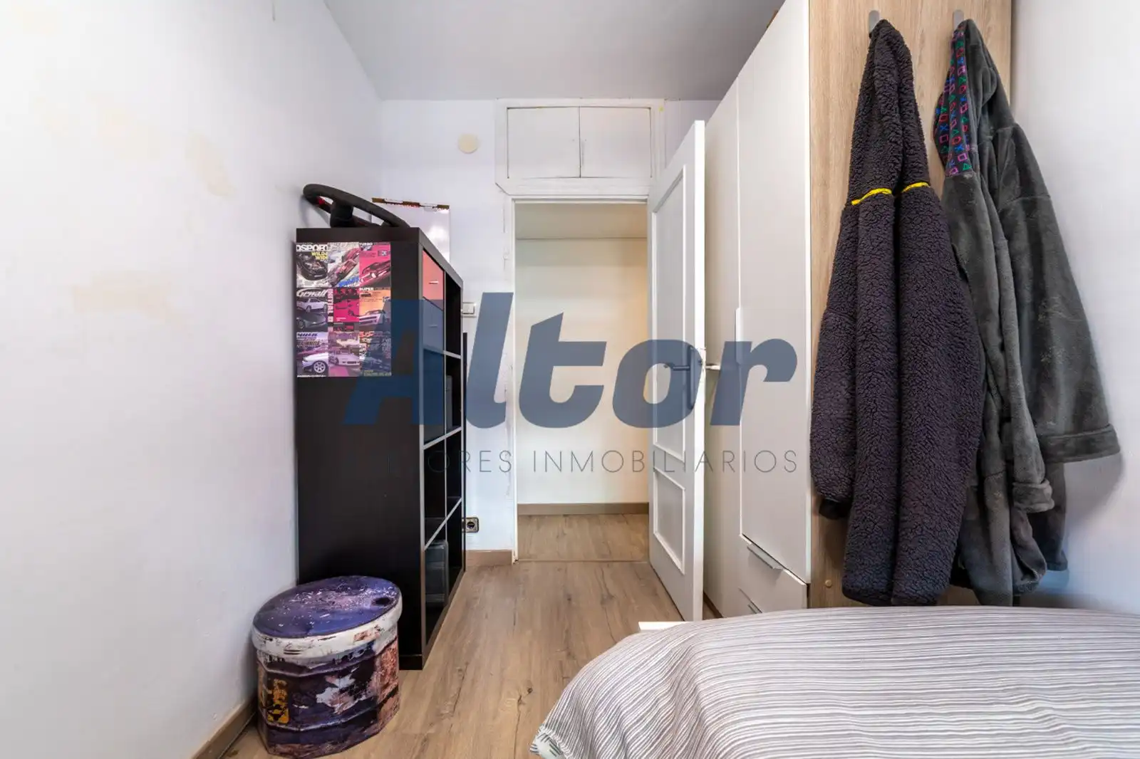 Schlafzimmer von Dachboden zum Verkauf in Madrid mit Klimaanlage, Heizung und Terrasse