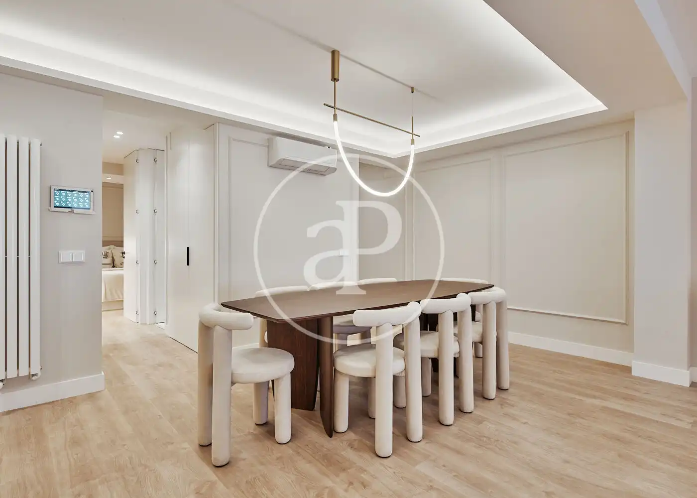 Dining room of Flat for sale in Madrid  with Air Conditioner, Heating and Furnished