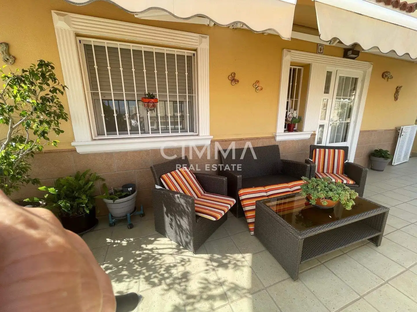 Terrassa de Casa o xalet en venda en La Nucia amb Aire condicionat, Jardí privat i Terrassa