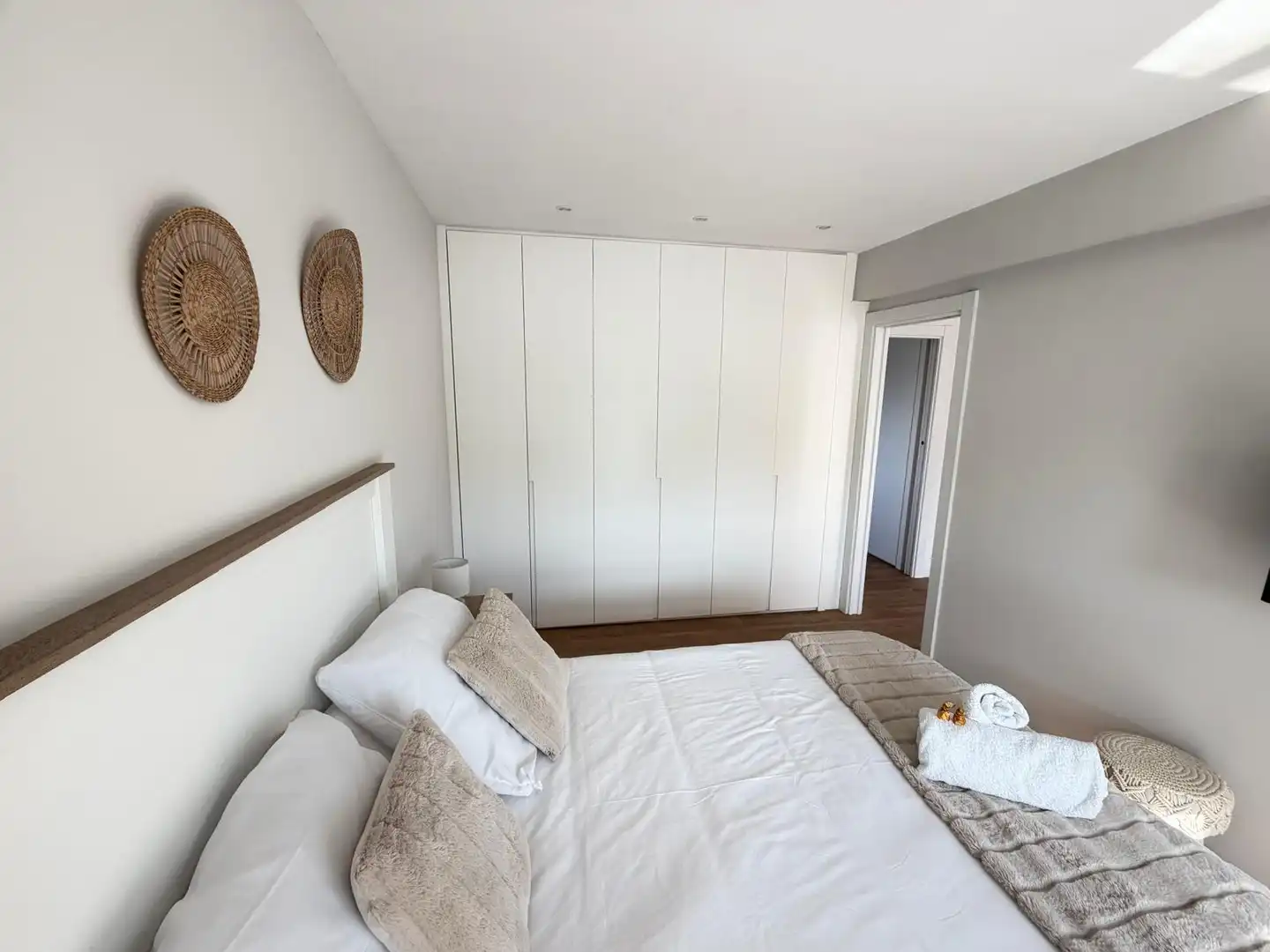 Dormitori de Apartament de lloguer en Sopela amb Calefacció, Moblat i Forn