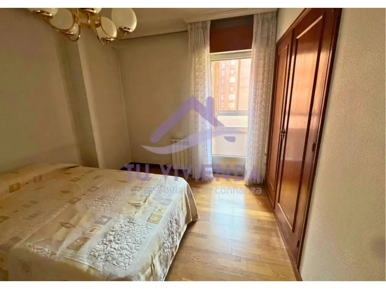 Schlafzimmer von Wohnung zum Verkauf in Valladolid mit Heizung, Parkett und Terrasse