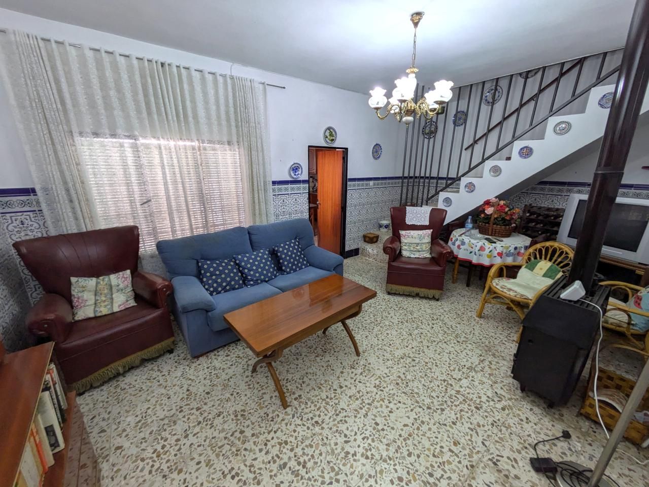 Sala d'estar de Casa o xalet en venda en La Garrovilla  amb Terrassa