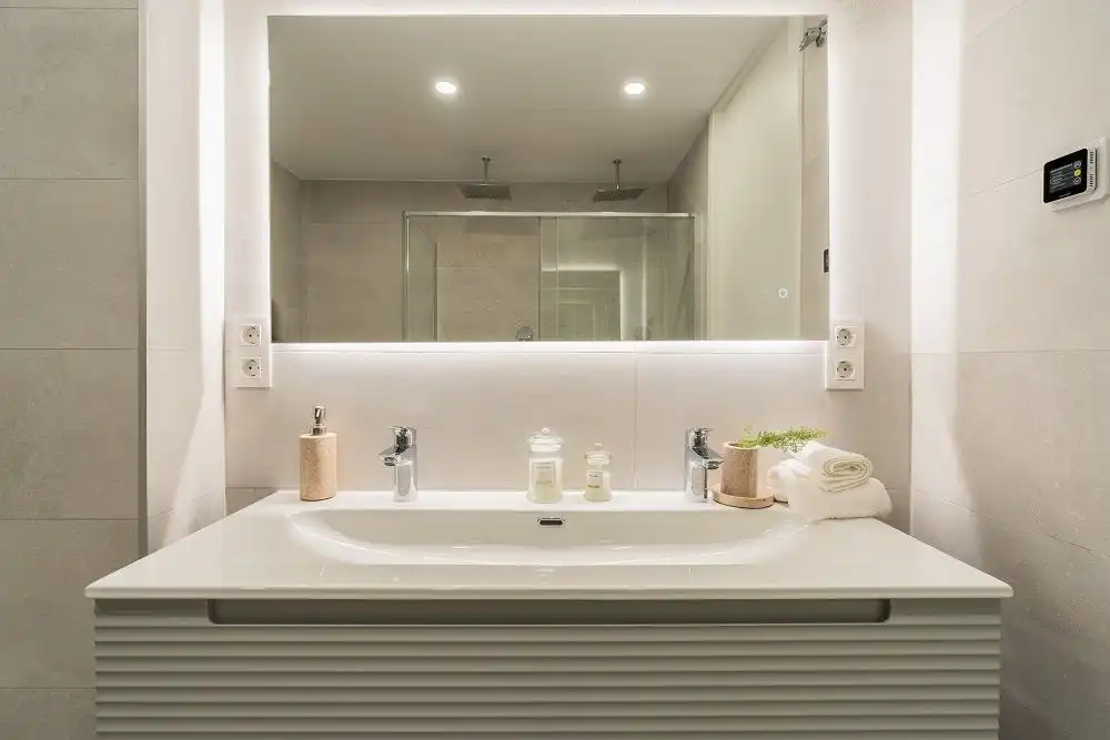 Baño de Casa o chalet en venta en La Nucia con Aire acondicionado, Calefacción y Jardín privado