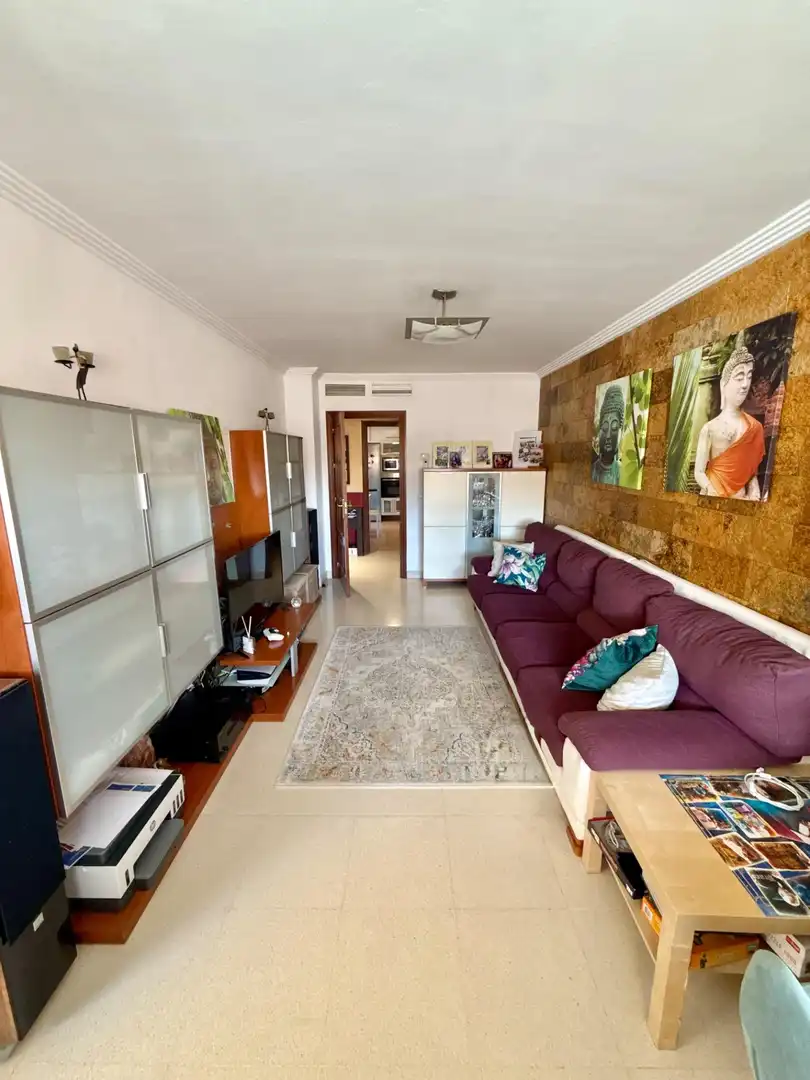Wohnzimmer von Dachboden zum Verkauf in Málaga mit Klimaanlage, Terrasse und Abstellraum