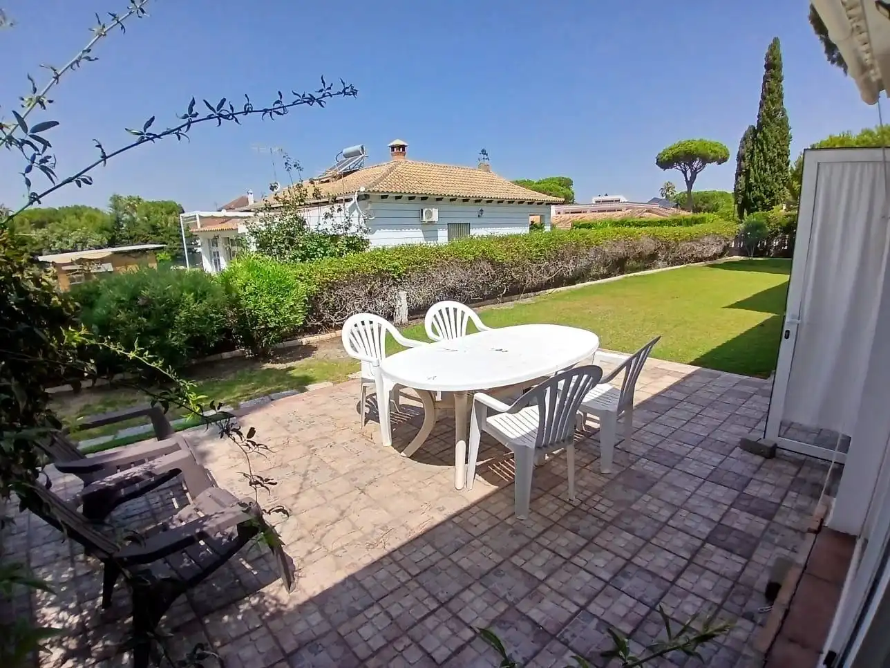 Garten von Haus oder Chalet zum Verkauf in Aljaraque mit Heizung, Privatgarten und Schwimmbad