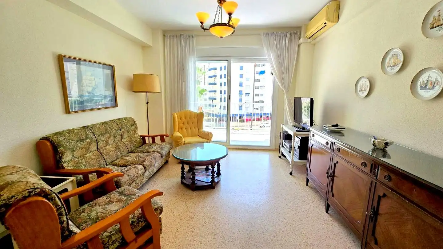 Wohnzimmer von Wohnungen zum Verkauf in Gandia mit Klimaanlage, Terrasse und Möbliert
