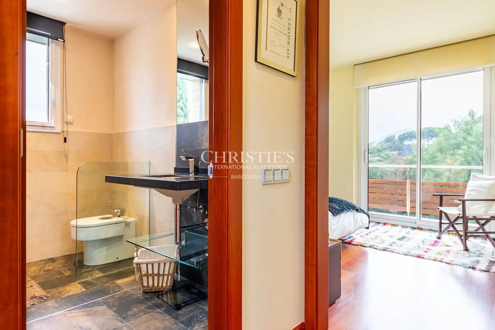 Baño de Casa o chalet en venta en Vallromanes con Calefacción, Jardín privado y Terraza
