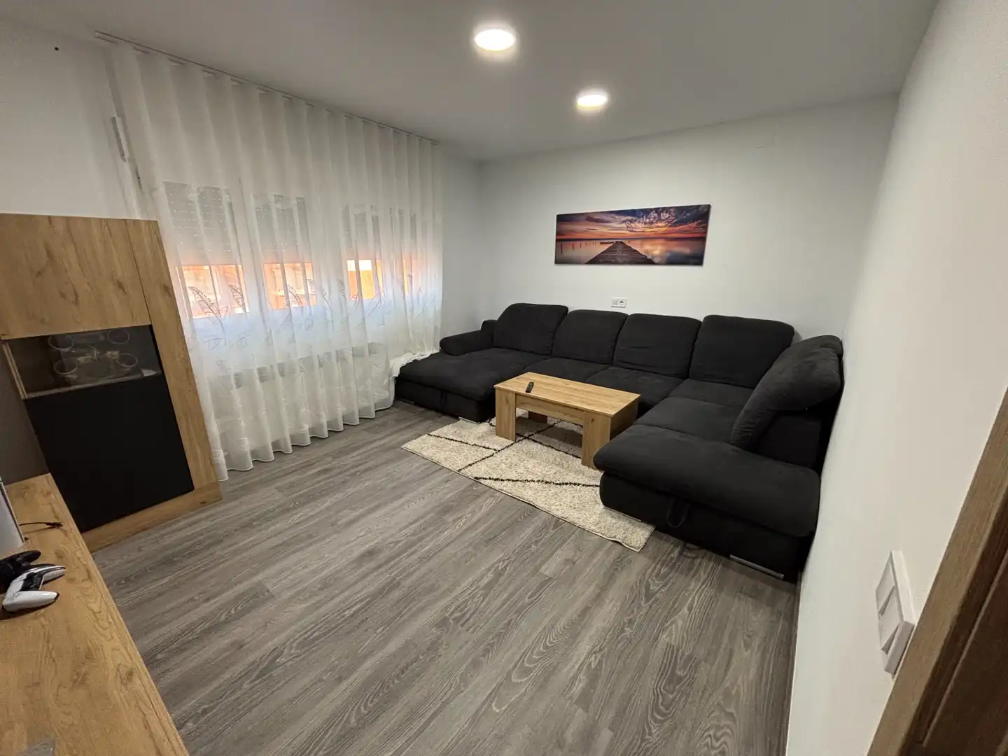 Sala de estar de Piso en venta en Miralcamp con Aire acondicionado, Calefacción y Parquet