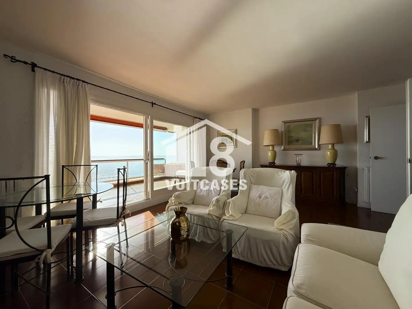 Living room of Flat for sale in Sant Vicenç de Montalt  with Heating, Private garden and Terrace
