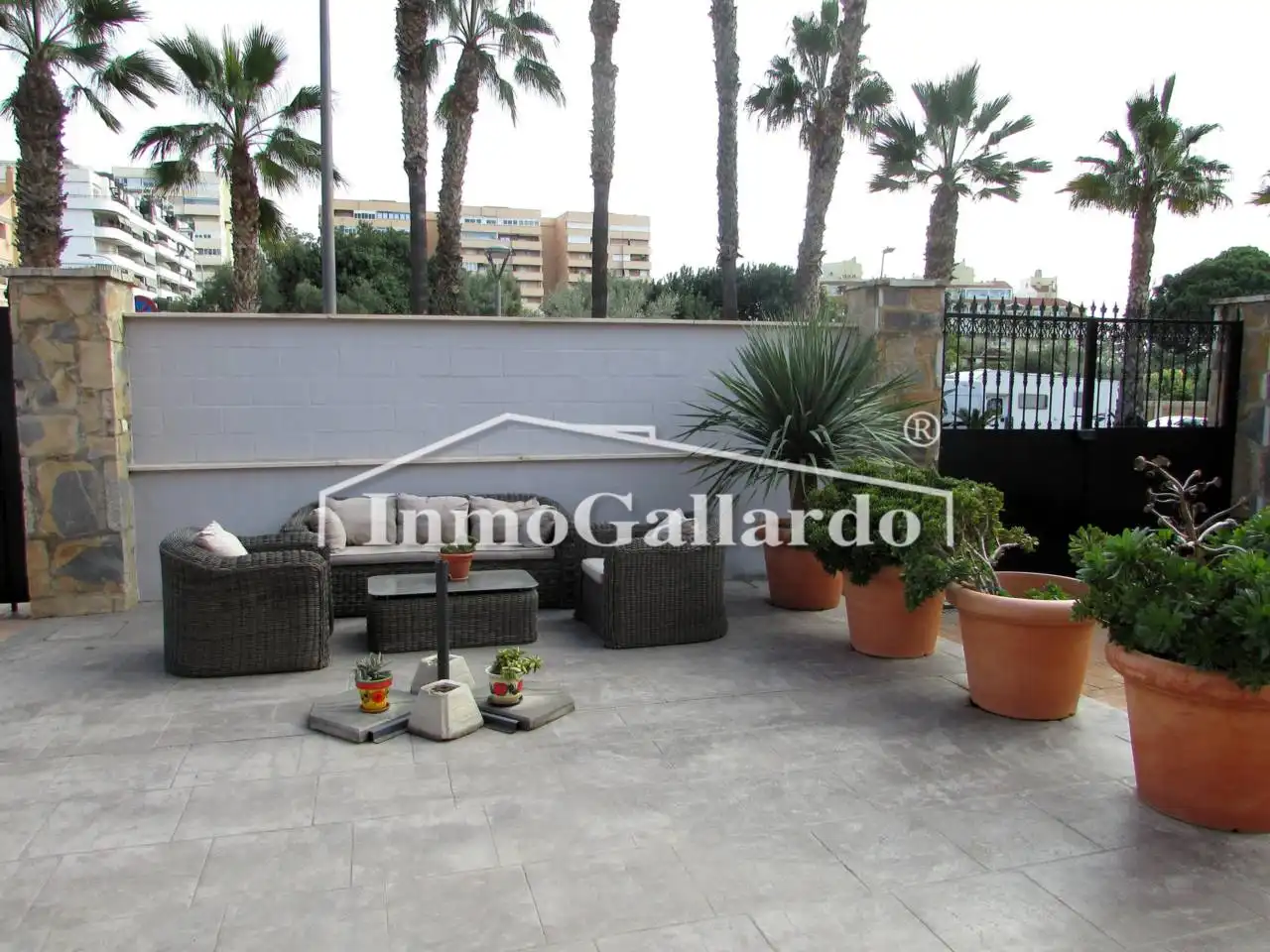 Terraza de Casa o chalet en venta en Rincón de la Victoria con Aire acondicionado, Calefacción y Jardín privado
