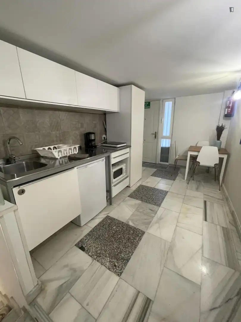 Cocina de Apartamento de alquiler en Madrid con Aire acondicionado, Calefacción y Amueblado