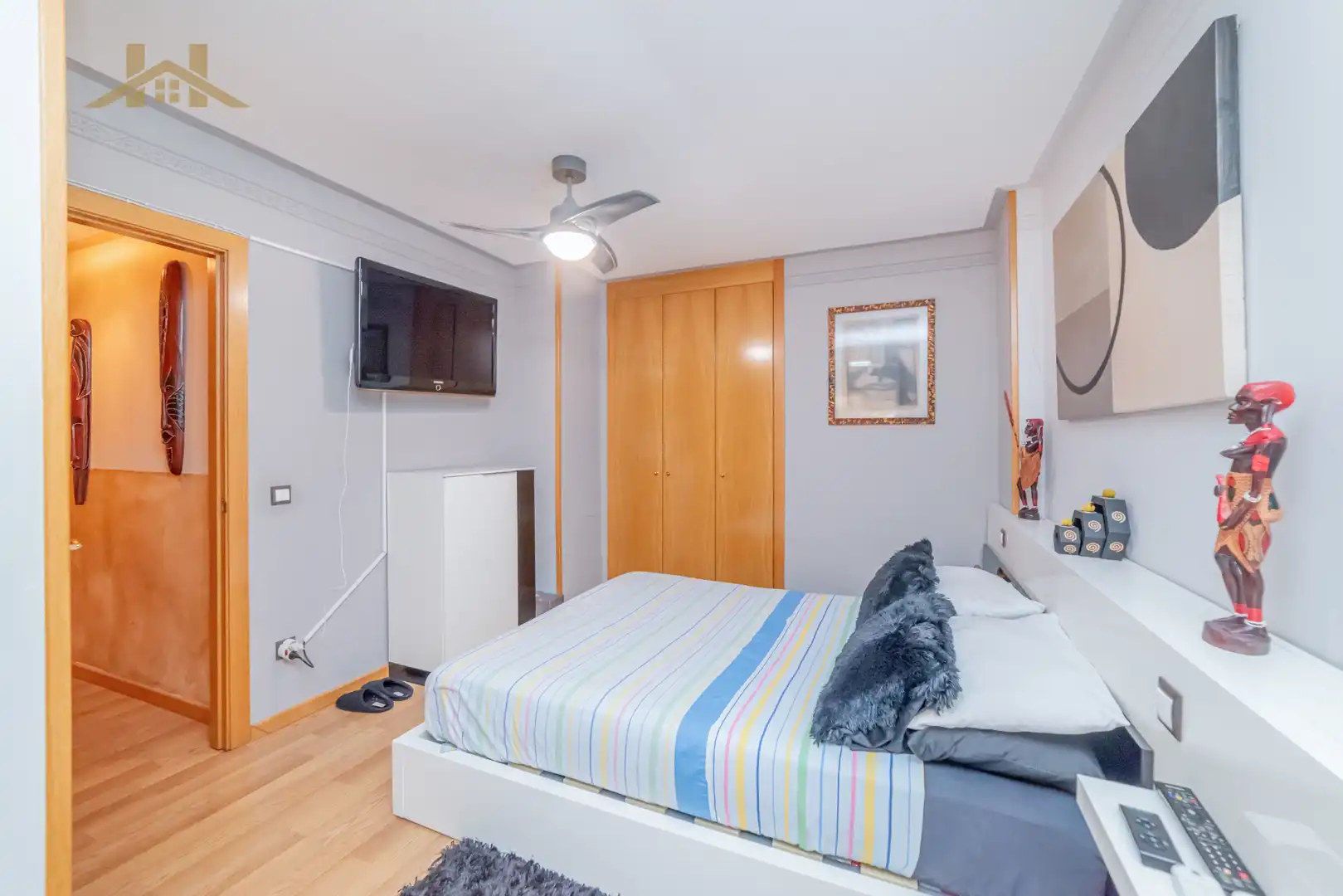 Bedroom of Flat for sale in Pinto  with Heating, Terrace and Storage room