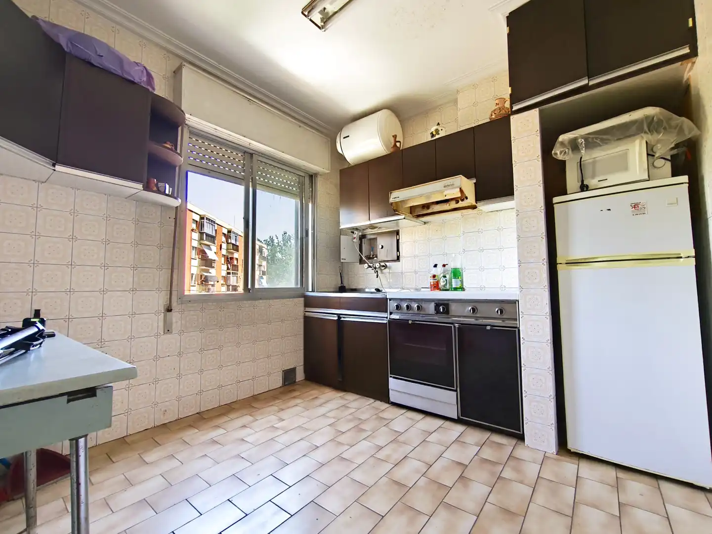 Kitchen of Flat for sale in  Logroño  with Terrace and Furnished