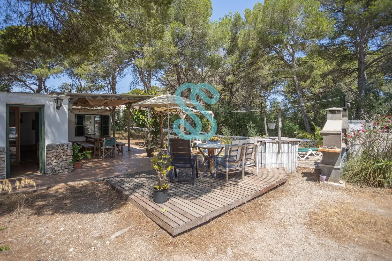 Jardí de Casa o xalet en venda en Ferreries amb Jardí privat, Terrassa i Piscina