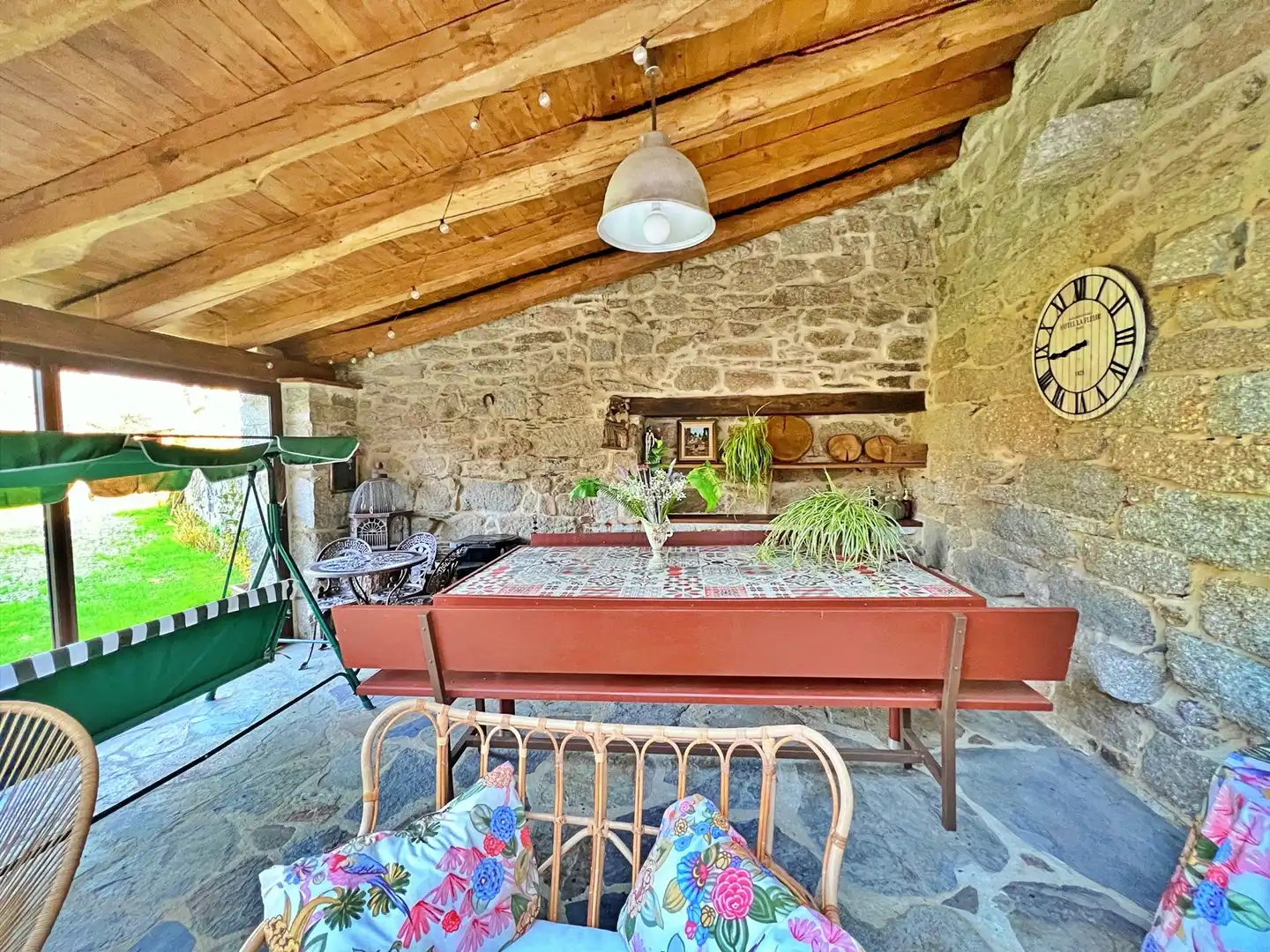 Terraza de Casa o chalet de alquiler en Lugo con Calefacción, Jardín privado y Amueblado
