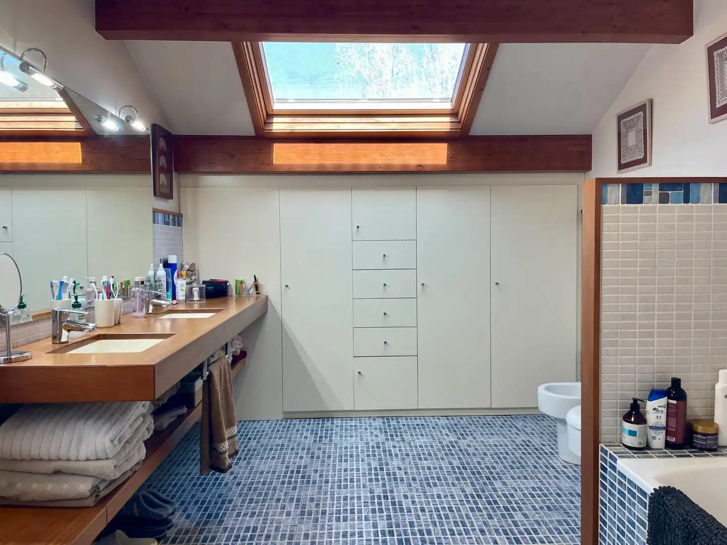 Bathroom of Houses for sale in Sant Antoni de Vilamajor  with Air Conditioner, Heating and Private garden