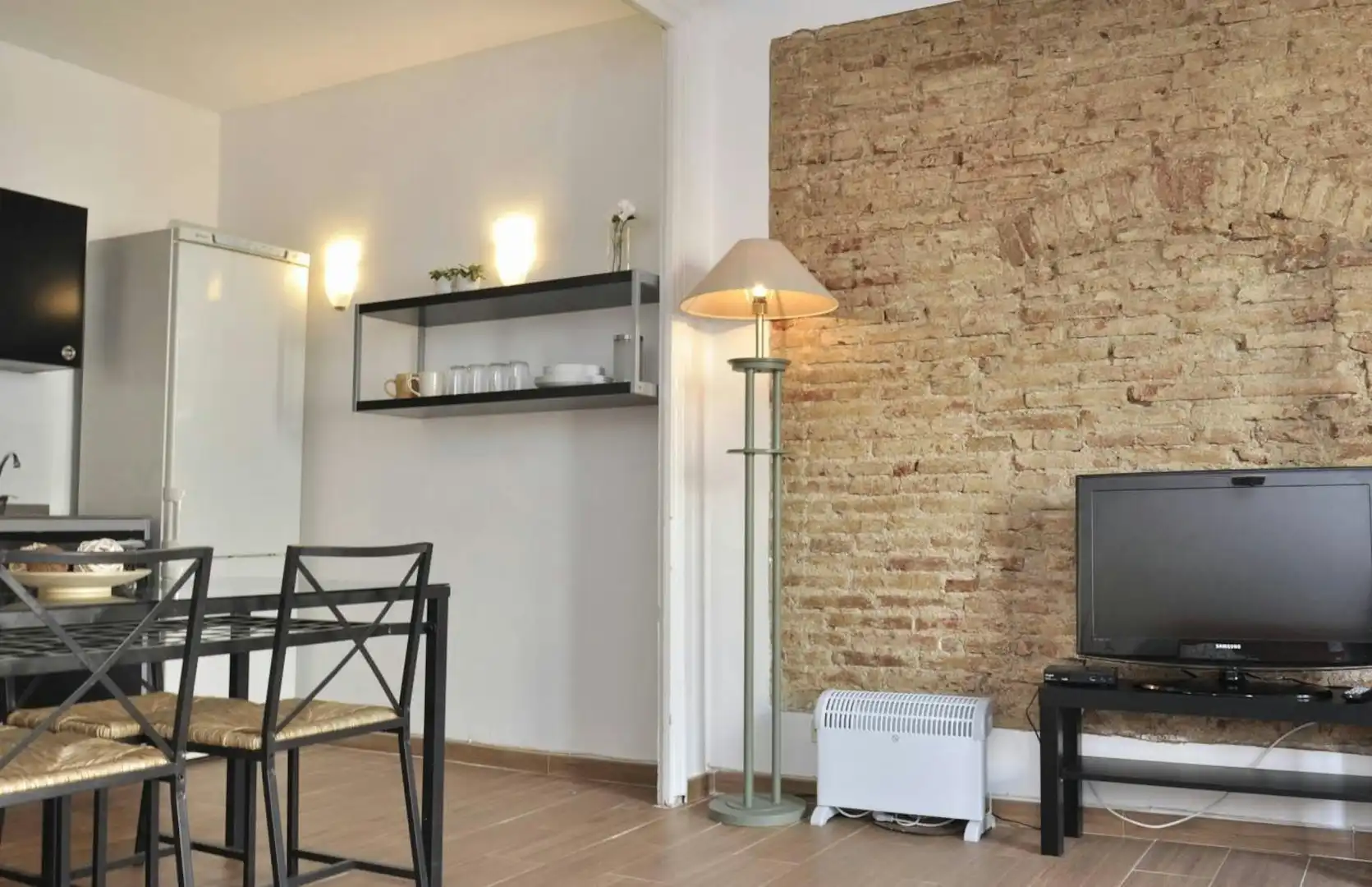 Sala de estar de Piso de alquiler en Barcelona con Calefacción, Amueblado y Lavadora