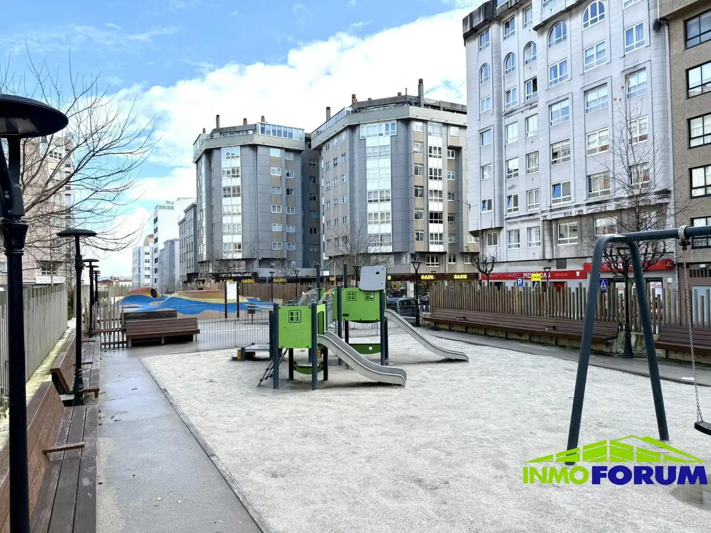 Vista exterior de Pis en venda en A Coruña Capital 