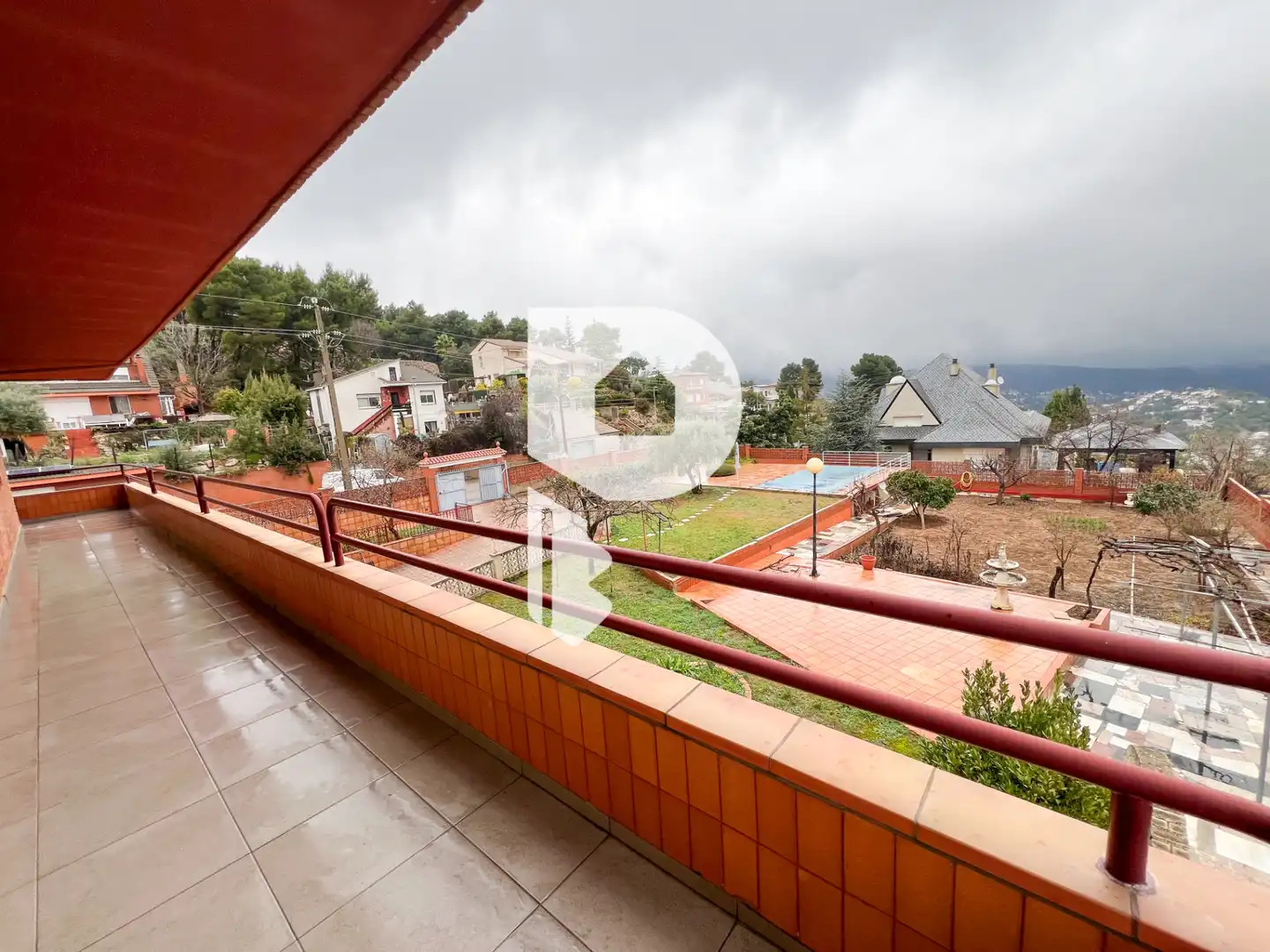 Terrassa de Casa o xalet en venda en Vallirana amb Aire condicionat, Calefacció i Jardí privat