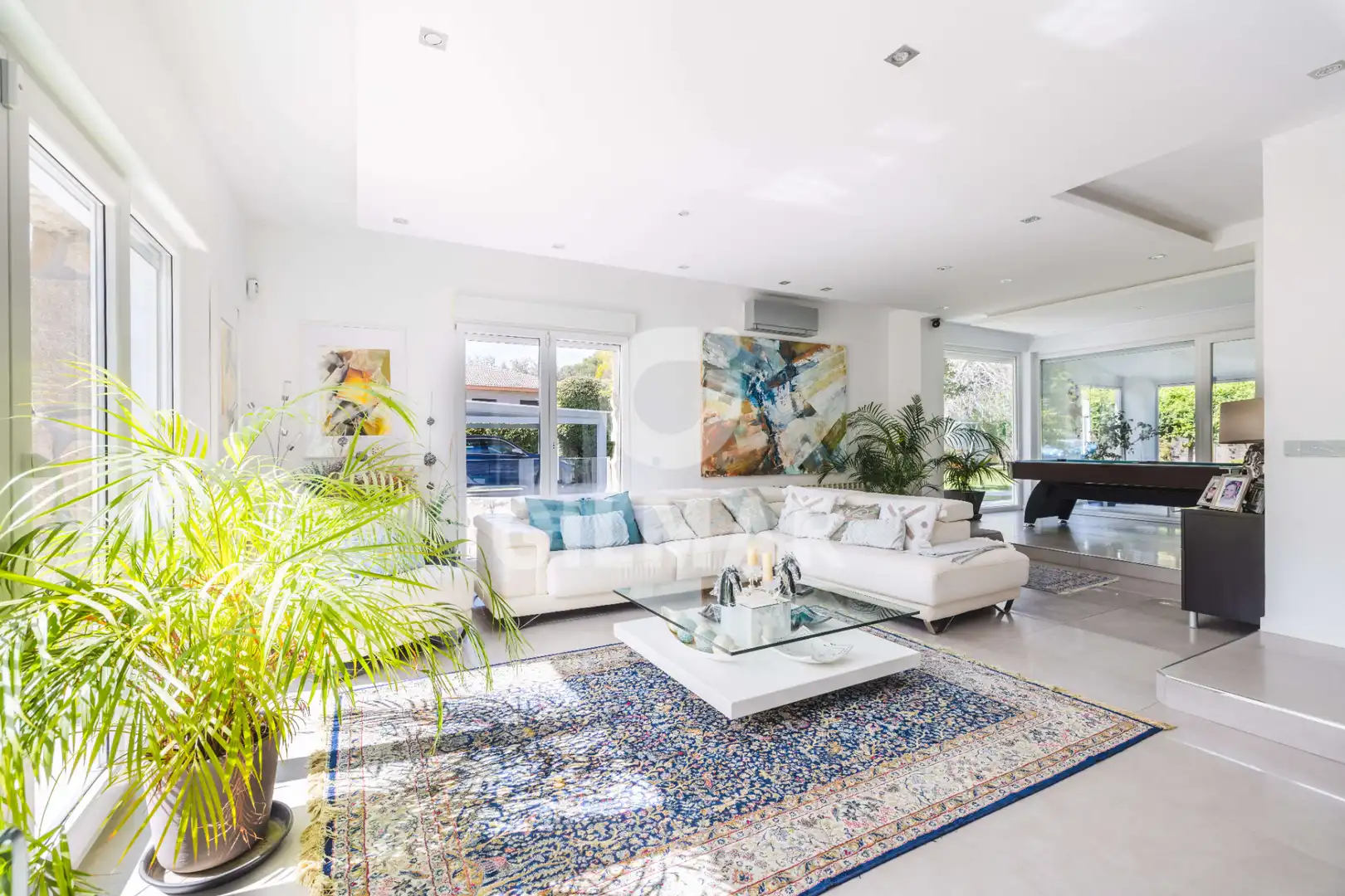 Living room of Houses for sale in Las Rozas de Madrid  with Air Conditioner, Heating and Private garden