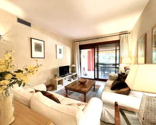 Living room of Flat for sale in Marbella  with Air Conditioner, Terrace and Storage room