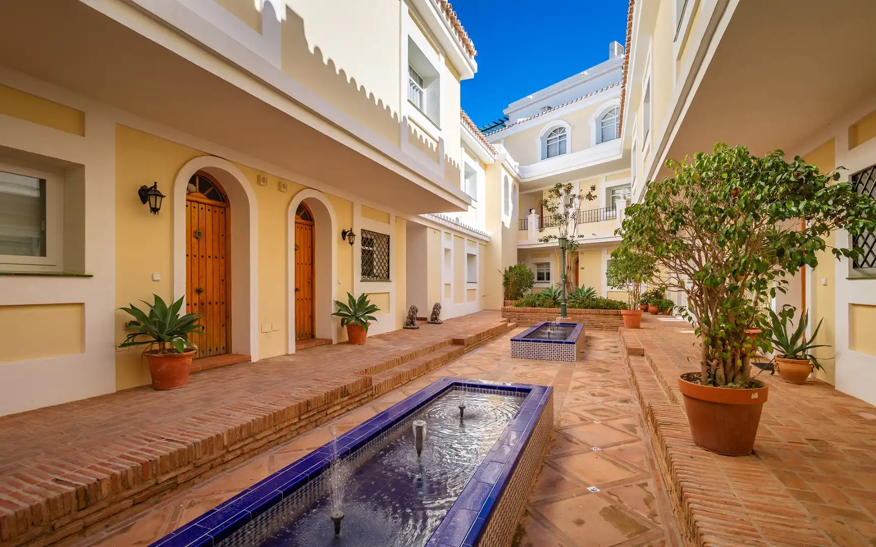 Exterior view of Duplexes for sale in Marbella  with Air Conditioner, Terrace and Swimming Pool