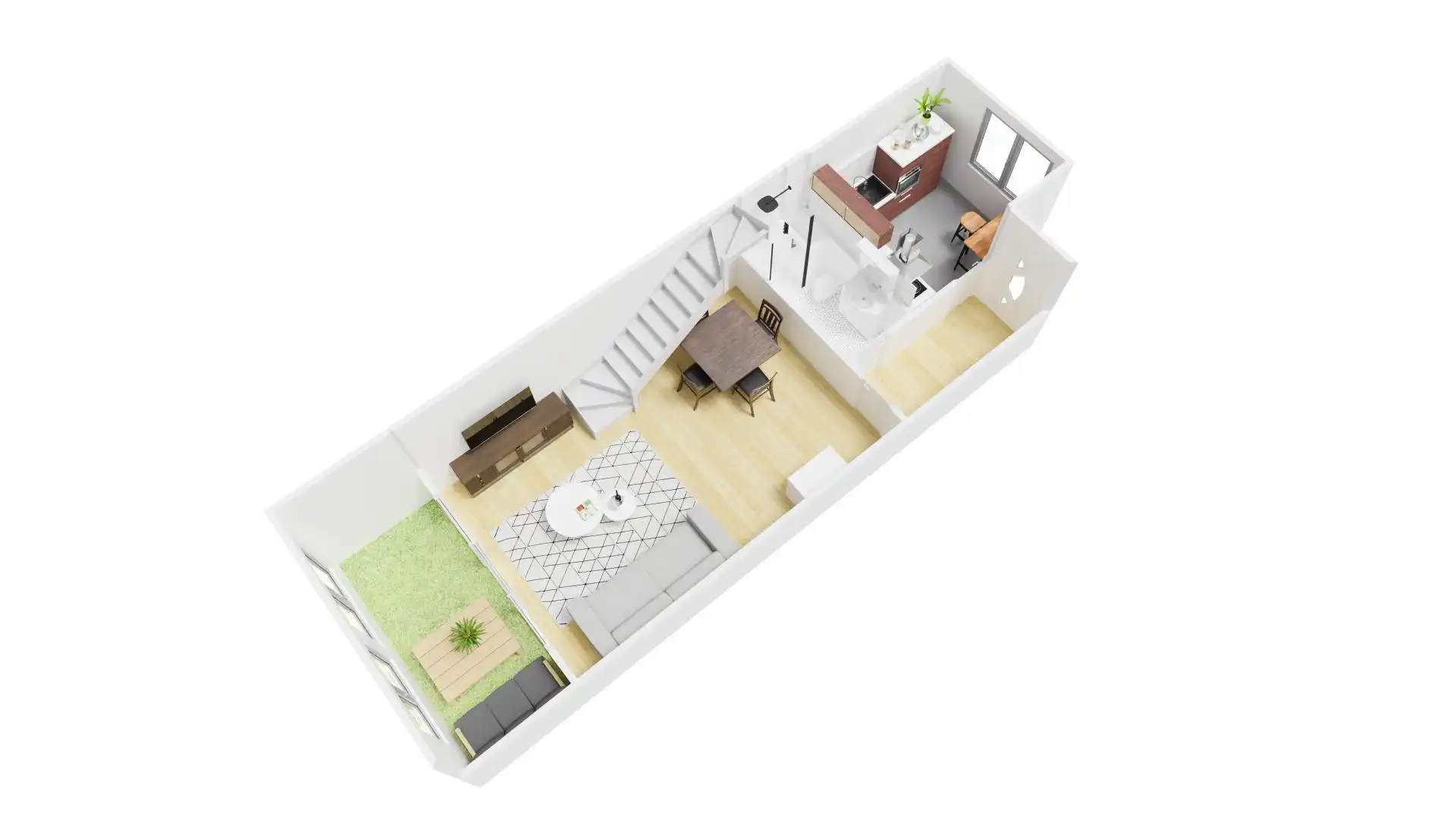 Dúplex en venta en Andorra (Teruel) con Calefacción, Jardín privado y Terraza