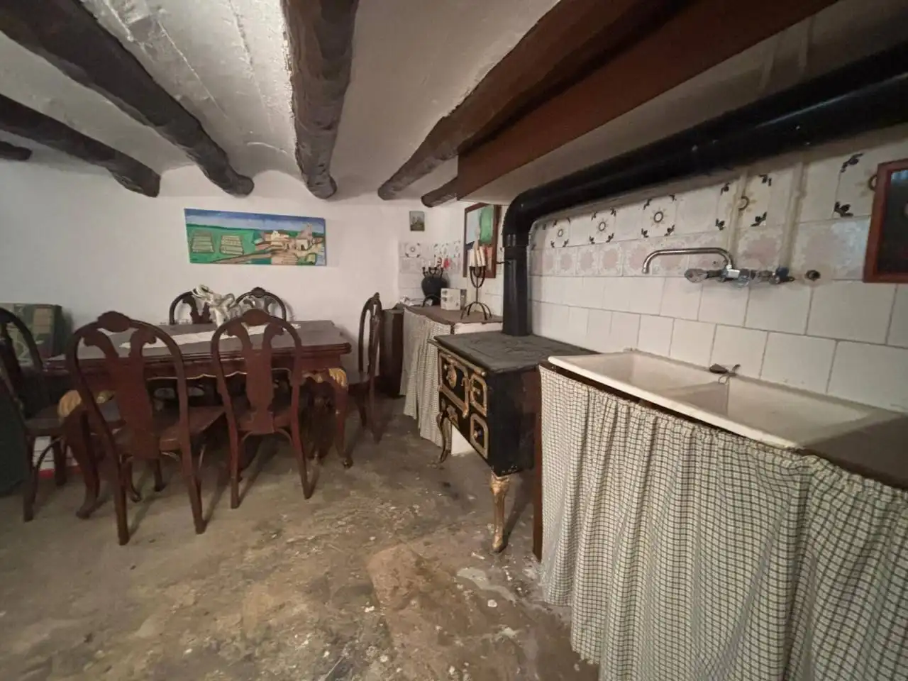 Cuina de Casa o xalet en venda en Pontils amb Calefacció i Terrassa