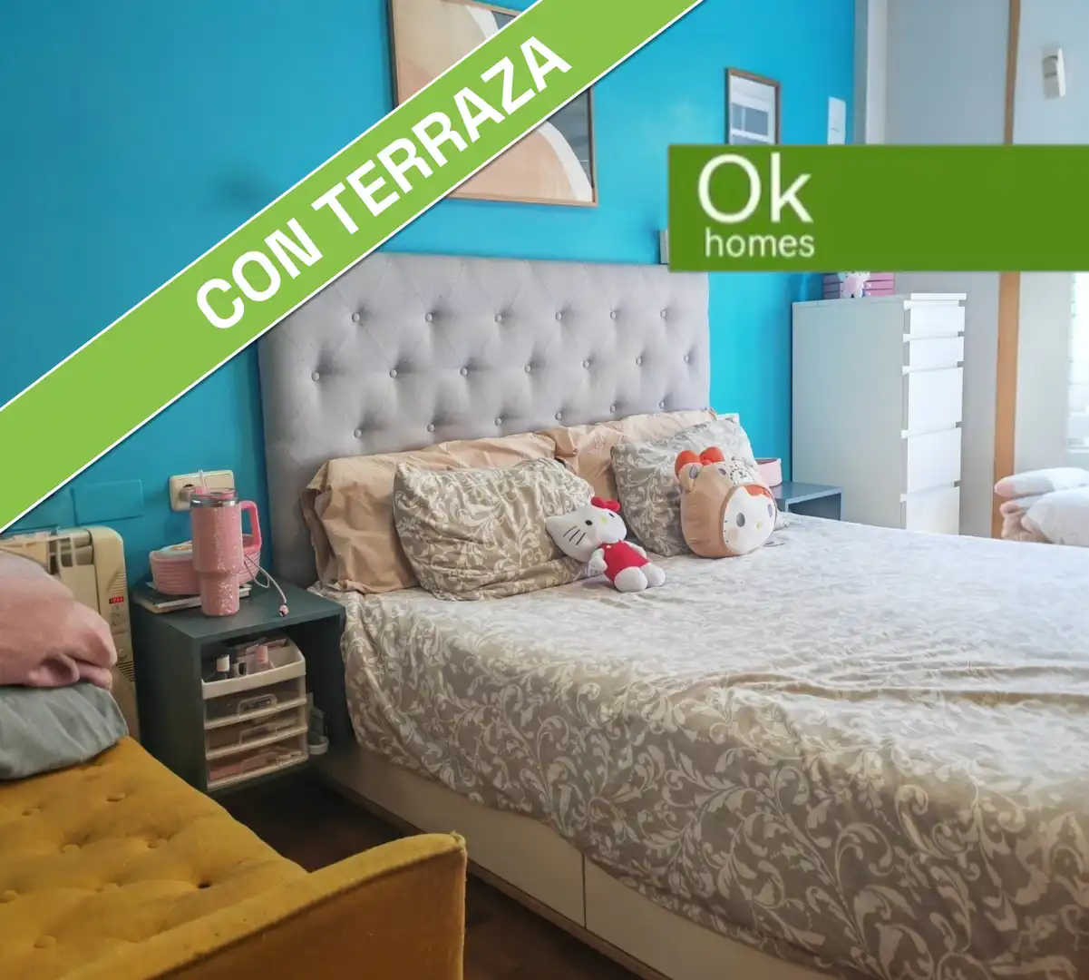 Bedroom of Flat for sale in Arteixo  with Heating, Parquet flooring and Terrace