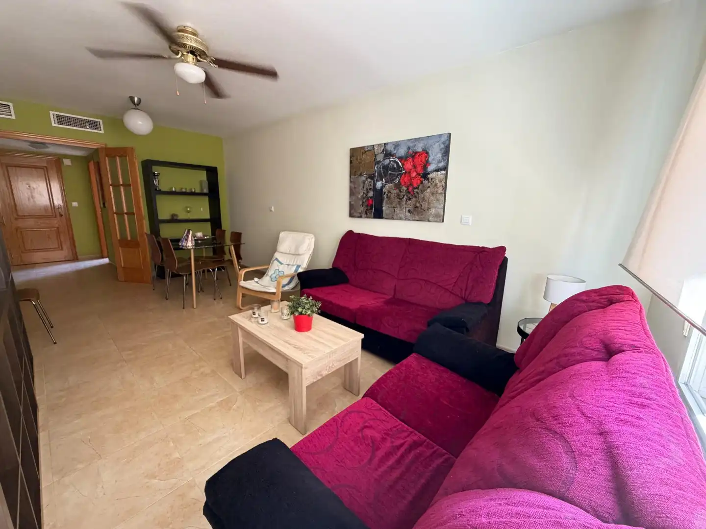 Living room of Flat for sale in Águilas  with Air Conditioner and Furnished
