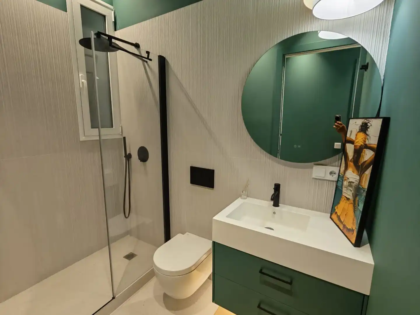 Bathroom of Flat for rent in Murcia  with Air Conditioner, Heating and Furnished