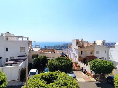 Exterior view of Single-family semi-detached for sale in Roquetas de Mar  with Terrace, Storage room and Balcony