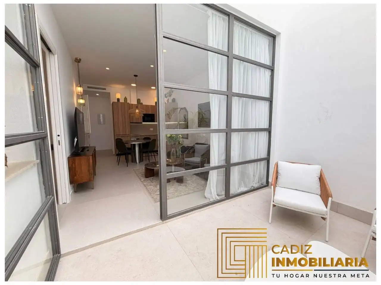 Living room of Flat for sale in Cádiz  with Air Conditioner and Furnished