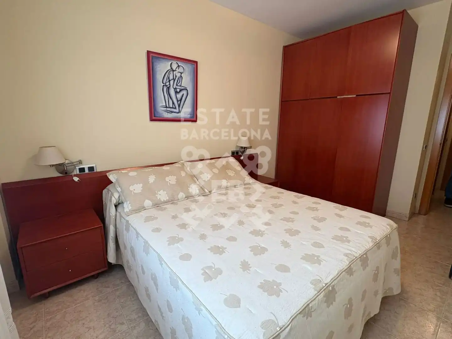 Schlafzimmer von Erdgeschoss zum Verkauf in Blanes mit Klimaanlage, Heizung und Möbliert