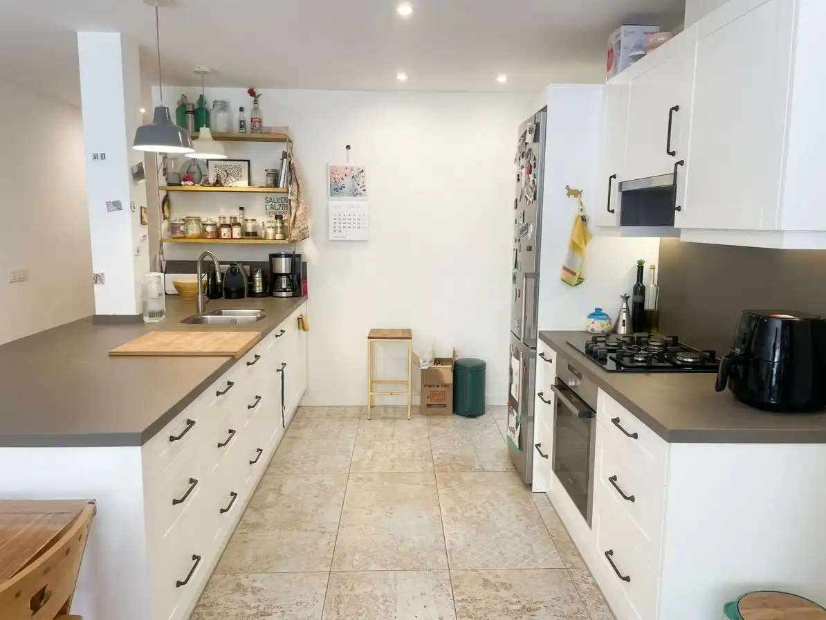Cuina de Pis en venda en  Barcelona Capital amb Aire condicionat, Terrassa i Balcó