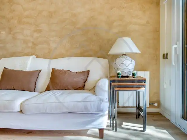 Sala de estar de Planta baja en venta en Calonge i Sant Antoni con Aire acondicionado, Calefacción y Jardín privado