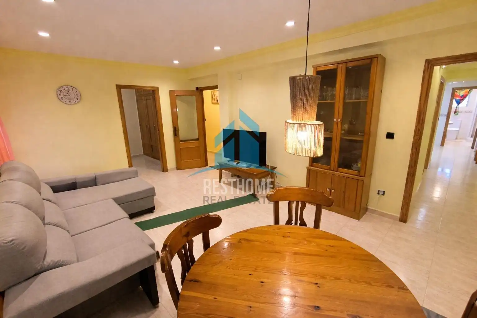 Vista exterior de Piso en venta en Vilallonga / Villalonga con Aire acondicionado, Amueblado y Balcón