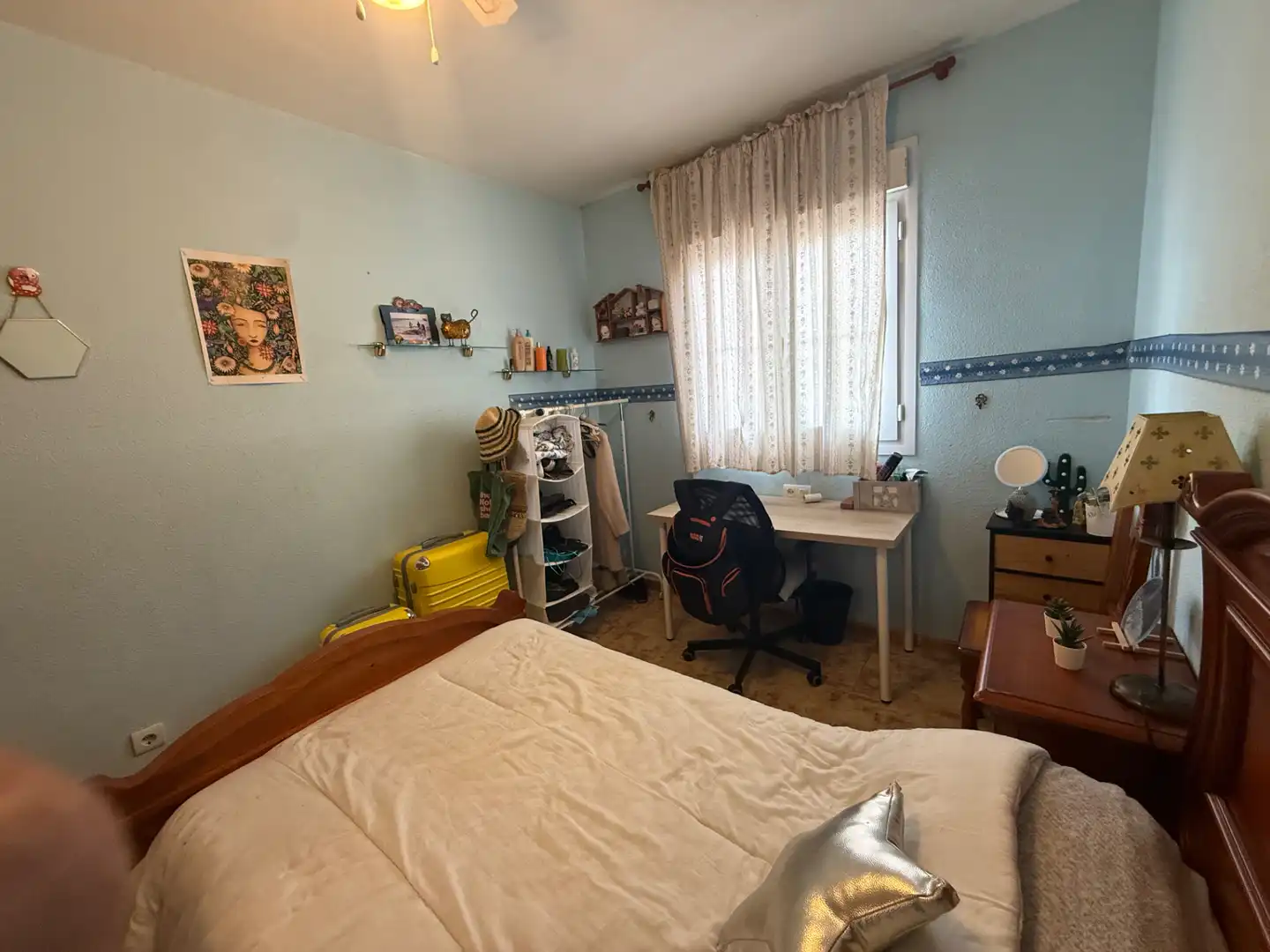 Schlafzimmer von Einfamilien-Reihenhaus zum Verkauf in Aljaraque mit Klimaanlage, Heizung und Privatgarten