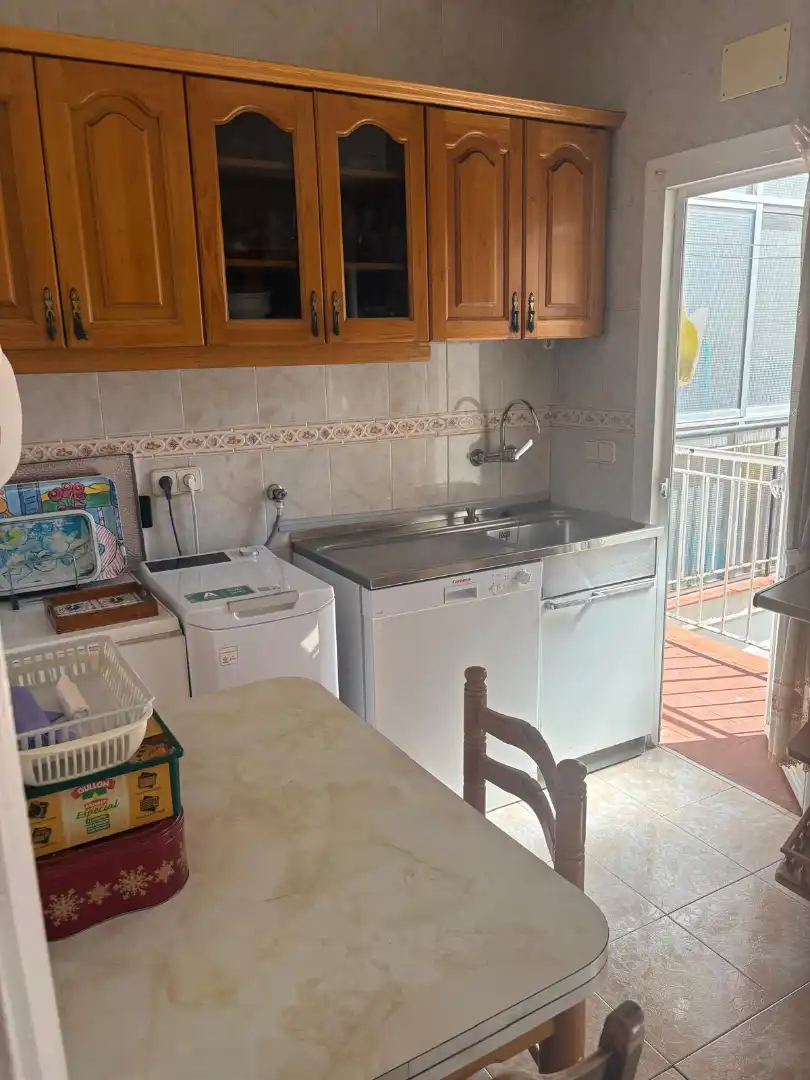 Kitchen of Flat for sale in Madrid  with Air Conditioner, Heating and Terrace