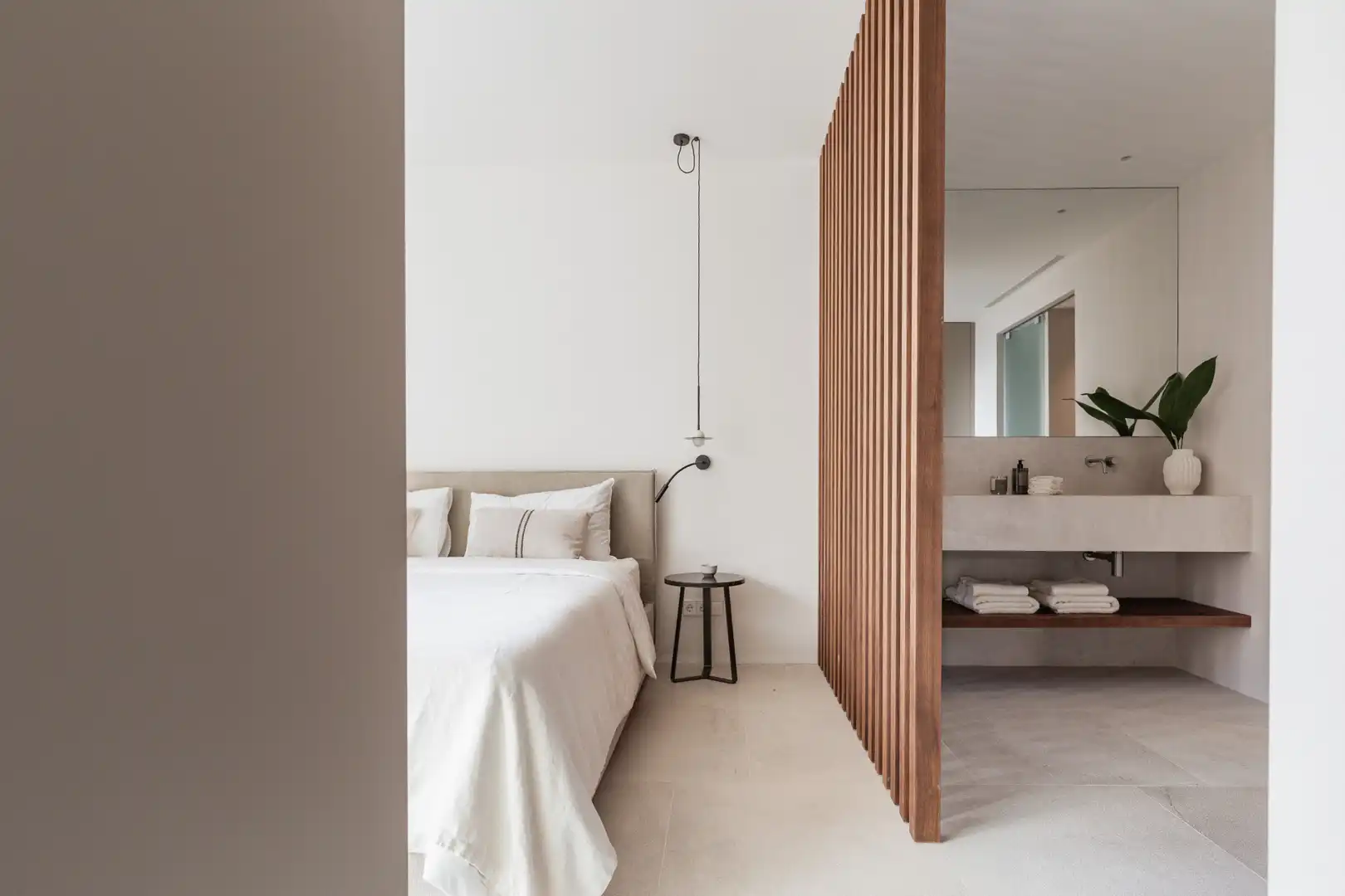 Dormitori de Apartament en venda en  Palma de Mallorca amb Aire condicionat, Jardí privat i Terrassa