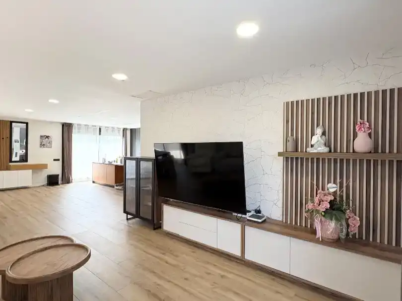 Sala d'estar de Casa o xalet en venda en Cambrils amb Aire condicionat, Piscina i Balcó